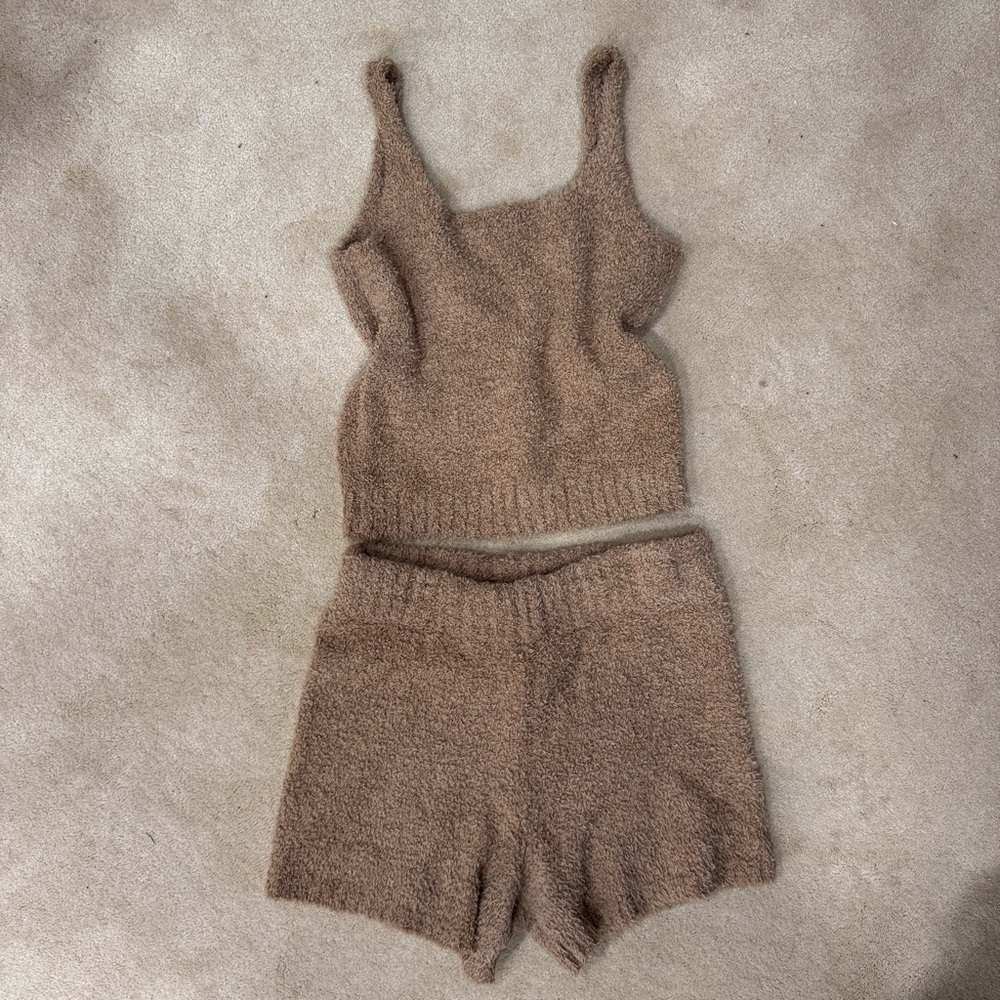 SKIMS Fuzzy Lounge Set